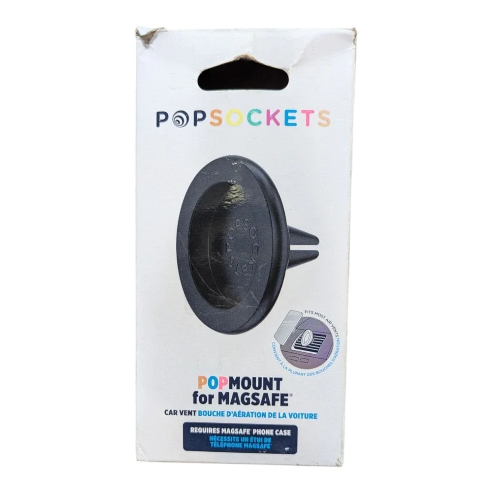 Nn9-O Popsockets Popmount For MAGSAFE ~ Car Vent - Black